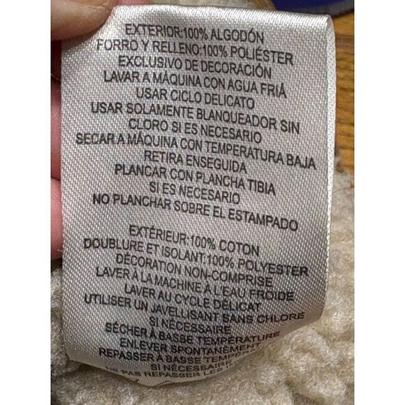 Machine Men's XL Corduroy Sherpa-Lined Trucker Jacket Coat Button Flap Pockets - Picture 12 of 12